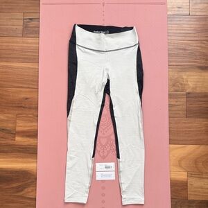 Outdoor Voices Tech Sweat 7/8 Leggings - Black and Cream